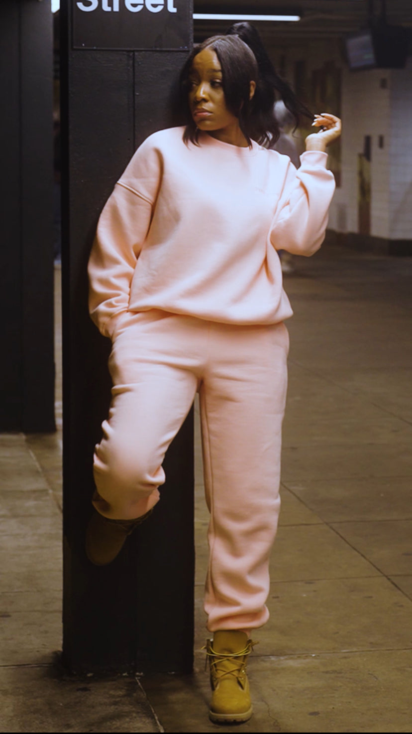 Signature Lounge Coll.| Oversize Crewneck set
